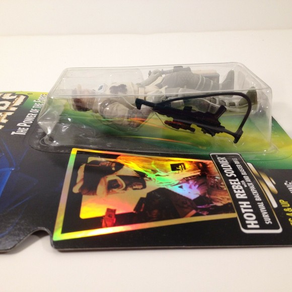 Star Wars Hoth Rebel Soldier Blaster The Power of the Force Kenner #69631 1996 - Picture 9 of 12